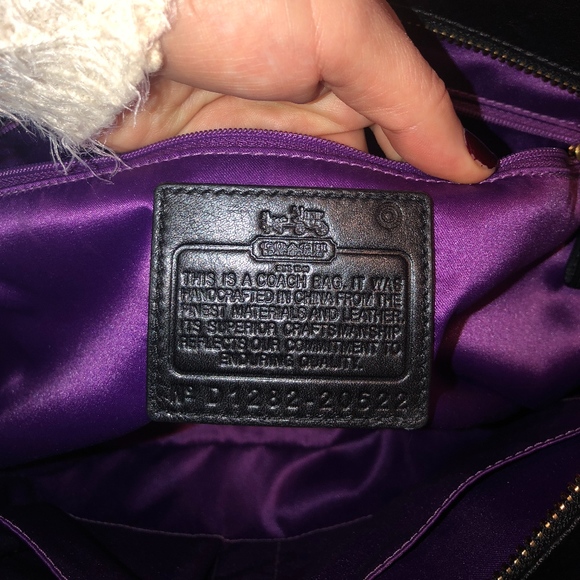 COACH Madison Gathered Leather Blk/Gold Tote 20522 - Picture 3 of 6